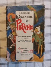 Collodi - Le Avventure di Pinocchio - Illustrazioni di Mussino - Bemporad - 1931