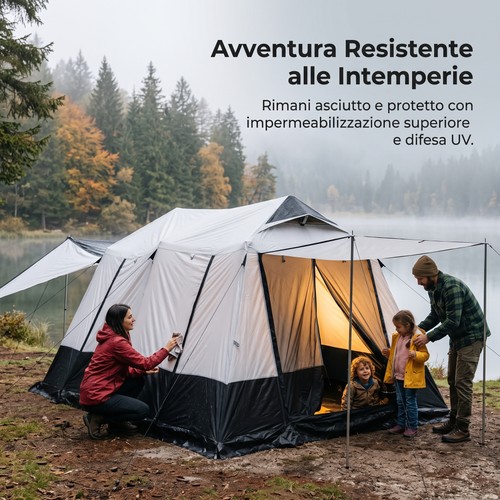 Tenda campeggio automatica - tenda,