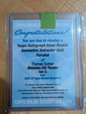 2025/26 Topps Chrome Thomas