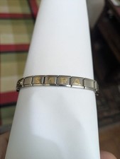 Braccialetto nomination SARA + segno zodiacale Pesci in ORO ...