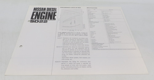 Nissan diesel engine sd22 anni - diesel,