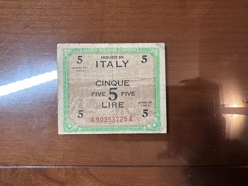 Allied military currency - military,