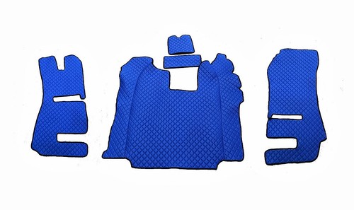 Set tappetini blu eco - 1, pelle