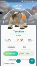 Terrakion Pokemon Tr@de Go