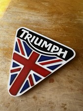 Triumph | Logo ~ Insegna | Union Jack | Moto d'epoca | Stampa 3D