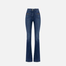 ELISABETTA FRANCHI Jeans con logo gioiello PJ12N56E2  A/I25