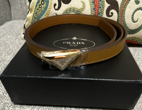 Prada cintura donna marrone - prada,