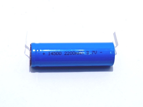 Batteria litio 14500 con - 14500,