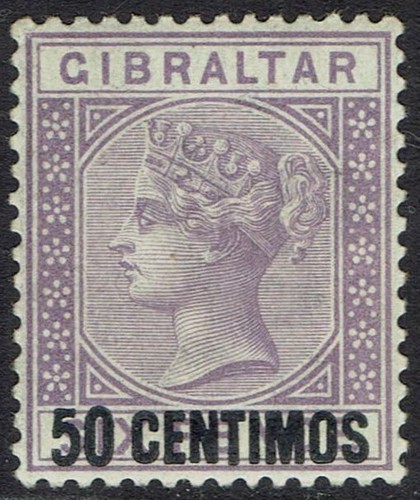 Gibilterra 1889 centimos - gibilterra,
