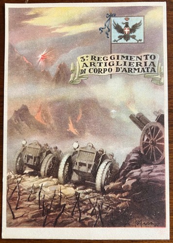 Cartolina militare - militare, "3°