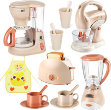Set Elettrodomestico Da Cucina Bimbi Con Accessori E Macchina Del Caffe, Cucina 