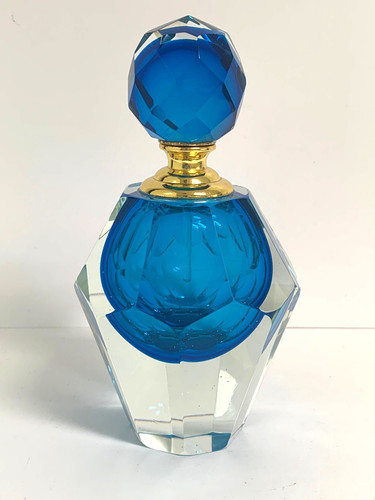 Vintage faceted art glass - faceted,