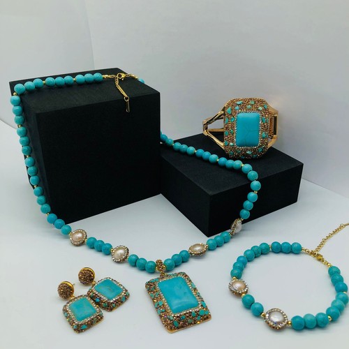 Elegante set gioielli - gioielli, perle