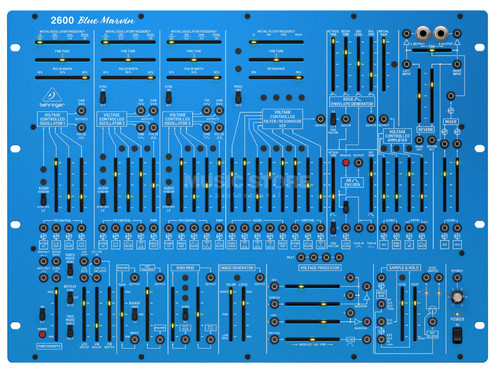 Behringer arp 2600 - 2600, blue