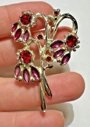 Vintage graziosa rosso smalto - rosso,
