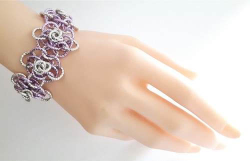 Bracciale floreale - , in