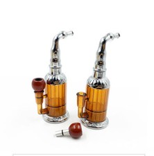  Shisha Hookah Water Tobacco Pipes Bong Double Filter Cigarette Smoking Holder