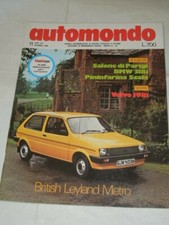 AUTOMOBILISMO-SALONE DI PARIGI-BMW 318I-VOLVO 1981-LEGGI SOMMARIO ARTICOLI