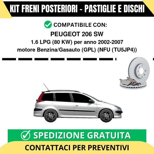 Kit freni posteriori per - freni,