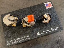 Cablaggio basso Fender Mustang. CTS, Switchcraft, Orange Drop, Gavitt, NUOVO!