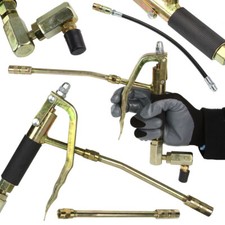 Pistola per ingrassatore pneumatico a 12-15L con estremità rigida e flessibile