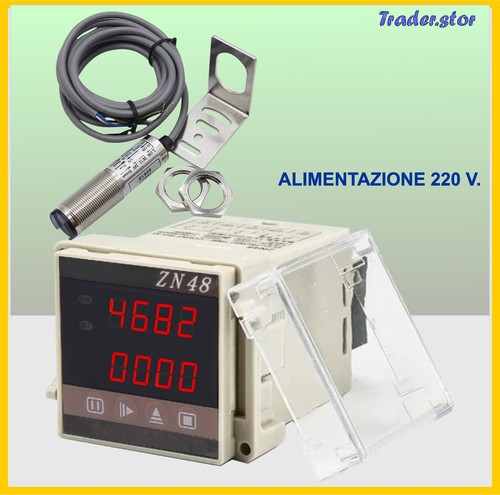 Conta pezzi 220 con - pezzi, v.