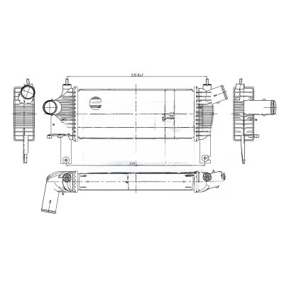 Intercooler per nissan navara - nissan,