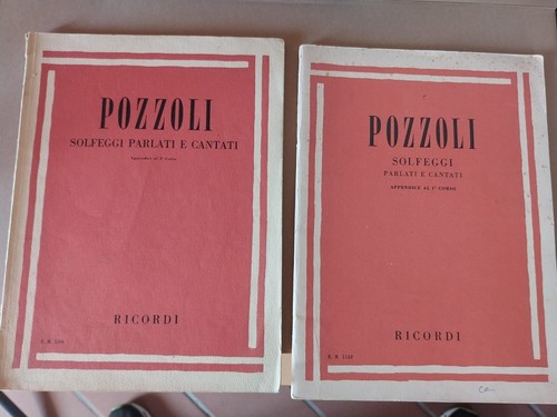 Pozzoli solfeggi parlati - solfeggi, e