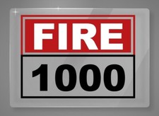 STICKER ADESIVO VETROFANIA SPECULARE TRASPARENTE FIAT UNO 1000 FIRE 12 x 9,5 cm_