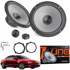 Kit 4 Casse Altoparlanti Hertz K165 Linea UNO 2 Vie Anteriori per Alfa Romeo 159