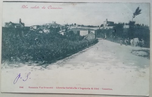 Cartolina camerino costumi - cartolina,