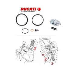 Ducati 851 888 base serbatoio