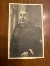 CARTOLINA FASCISMO CAMICIE NERE FRANCESCO DE FILIPPIS 1933 AUTOGRAFO BALILLA MVS