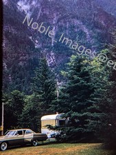 Rimorchio Traveleze 1969,'68 Parco Nazionale Ghiacciaio Pontiac Kodachrome 35mm Scivolo