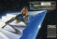 PIONEER  1983 advertising'  Component Car Stereo Centrate Series,kex,kpx,Dex,Cdx