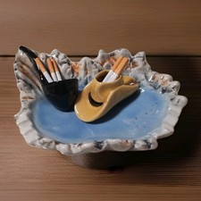 Vintage Ceramic Ashtray With