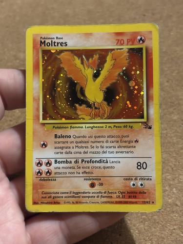 Moltres holo set fossil - 12/62,