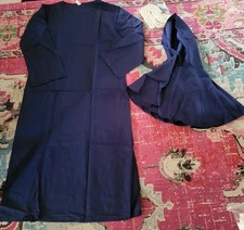 NEW NIP Mens M dark blue Friar Priest old world religious man Halloween costume