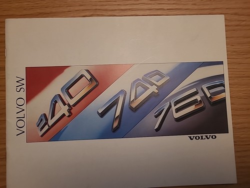 Brochure depliant volvo - brochure,
