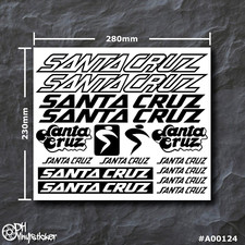 Adesivi santa cruz - santa, set