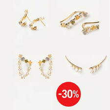 Orecchini Donna Argento 925 Dorato PDPAola Vari Modelli con Zirconi