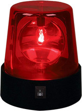 Lampada da festa faro rosso