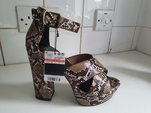 Sandali con tacco alto mango - alto,