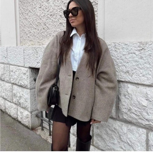 Giacca oversize zara manteco - giacca,