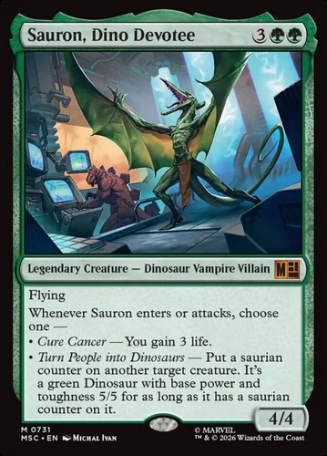 Sauron dino devotee - dino, marvel