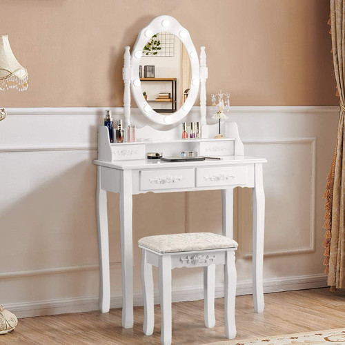 Toeletta trucco con - con, luci