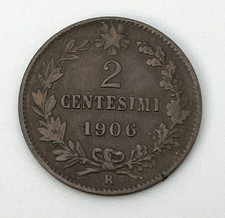ITALY 1906 R 2 CENTESIMI Cent