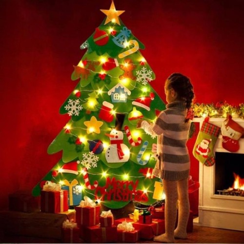 Albero natale feltro - albero, di