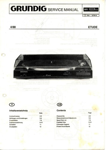 Grundig manuale servizio - grundig, di