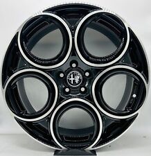 4 cerchi lega nuovi giulia giulietta tonale stelvio r19 nero diamantato lt003878